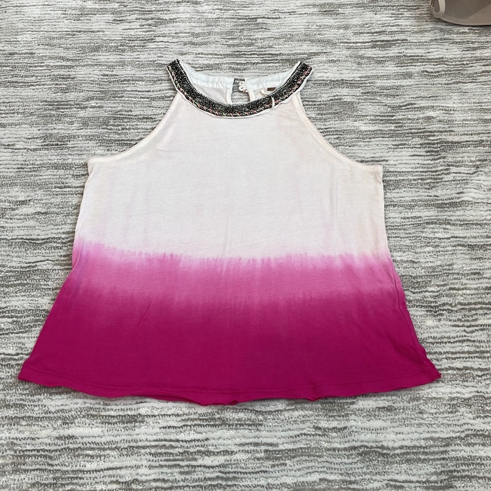 Free People Pink Ombré tank